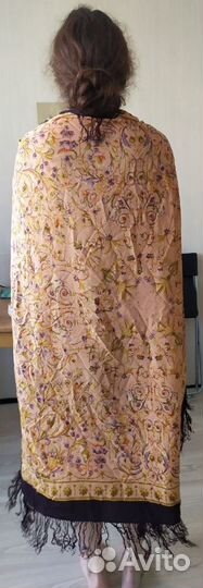 Павловопосадский платок шелковый 