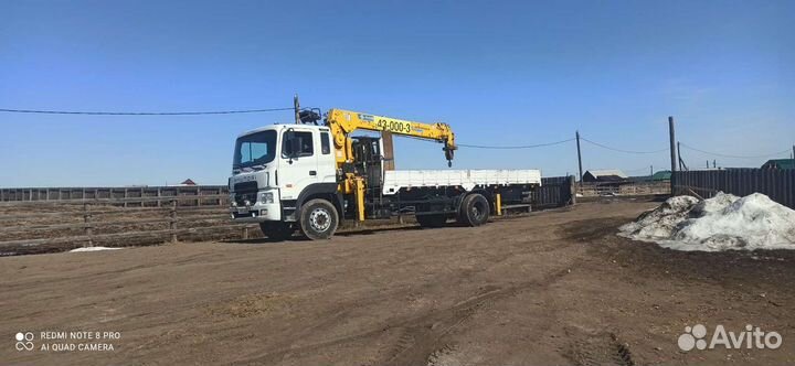 Кран 7т 20м борт 10т 7м