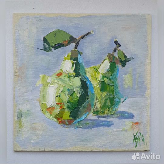 Натюрморт с грушами