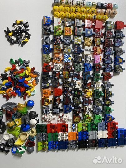 Лего торсы,ноги,головы,руки.Оригинальное лего