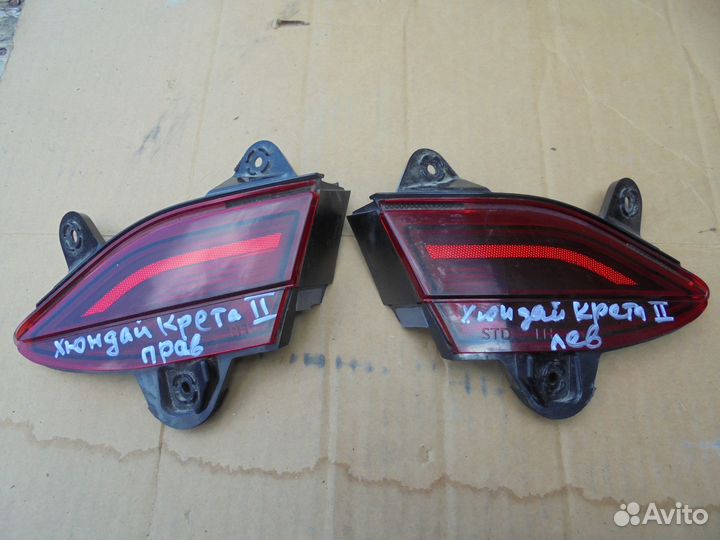 Катафот заднего бампер левый правый Hyundai Creta2