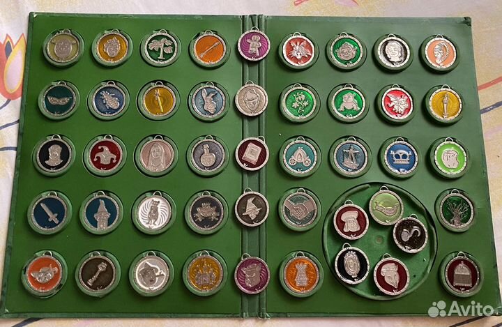 Полная коллекция медальонов из шрека