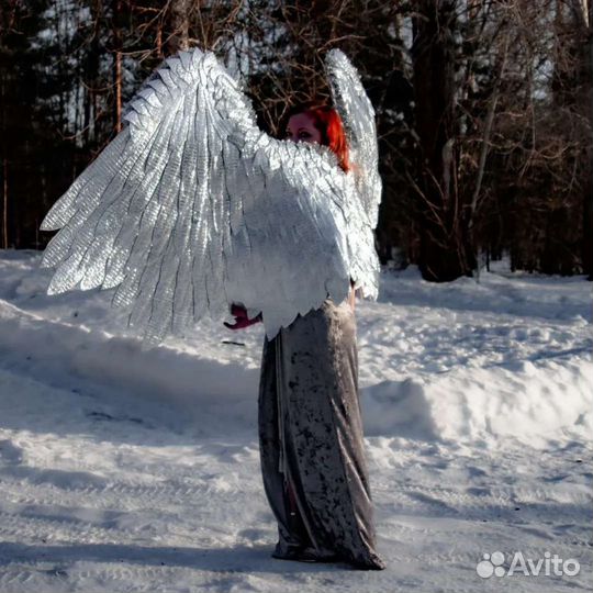 Крылья Ангела серебряные