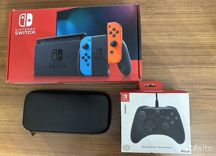 Прошитая nintendo switch neon 2 rev 128gb