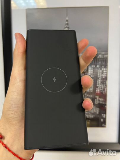 Повербанк xiaomi 10000 с беспроводной зарядкой