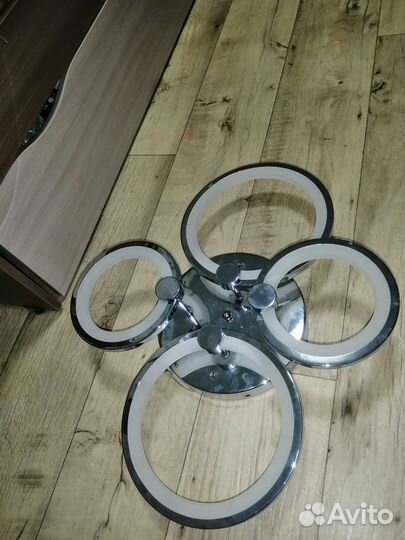 Люстра потолочная светодиодная с пультом