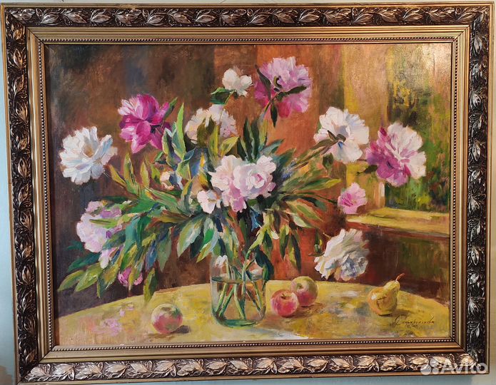 Картина маслом на холсте натюрморт