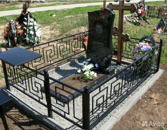 Ритуальные оградки, столы, лавочки, навесы