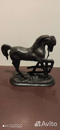 Конь у плетня,литьё СССР