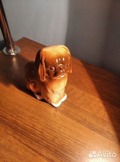 Статуэтка фарфор. Пекинес. лфз. СССР