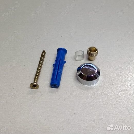 Держатель 16мм стекла (зеркала), хром