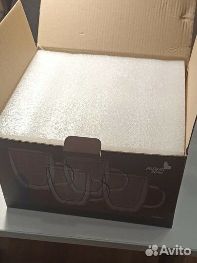 Набор новых кружек с двойными стенками4шт