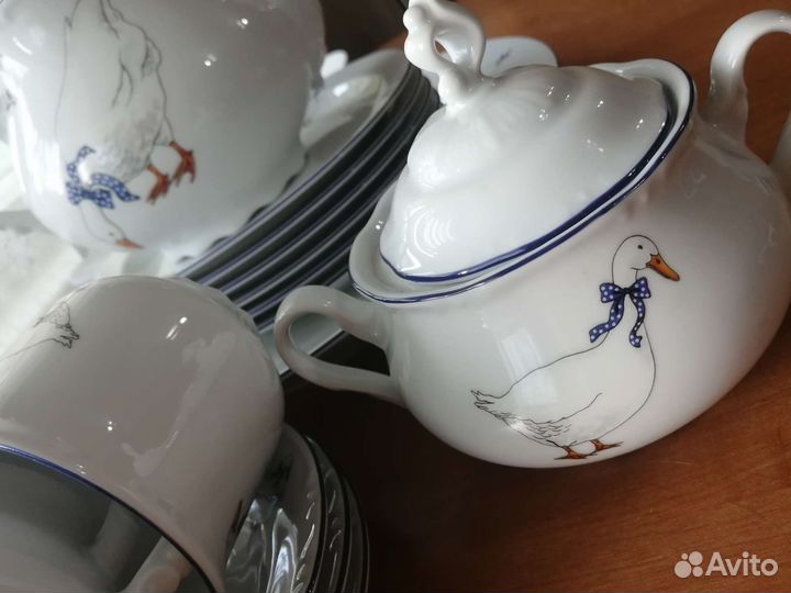 Сервиз Констанция Гуси фирма Thun Фарфор