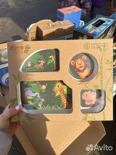 Бамбковая посуда для тедей