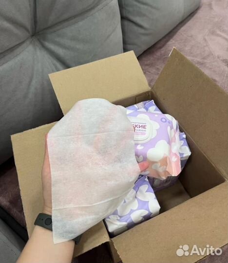 Влажные салфетки детские 100шт