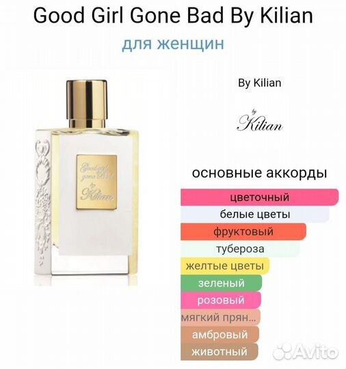 Масляные духи Good Girl Gone Bad By Kilian