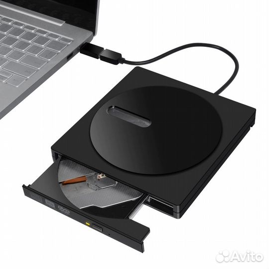 Deepfox USB 3.1 Type C/USB3.0 внешний CD DVD RW оп