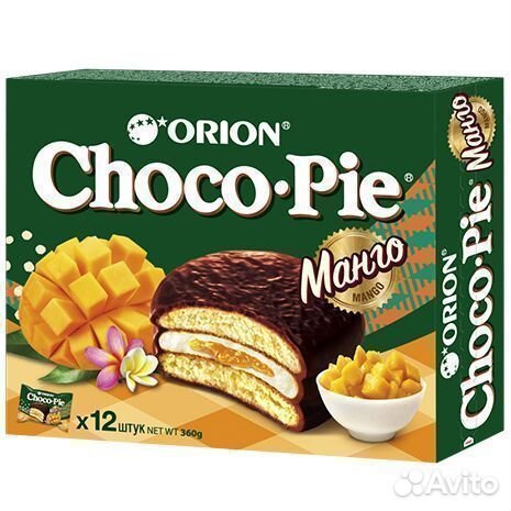Опт - Пирожное Choco Pie Манго 336г