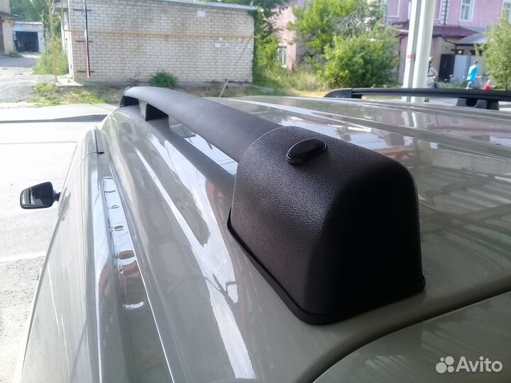 Рейлинги на крышу Лада Ларгус Комфорт, черные