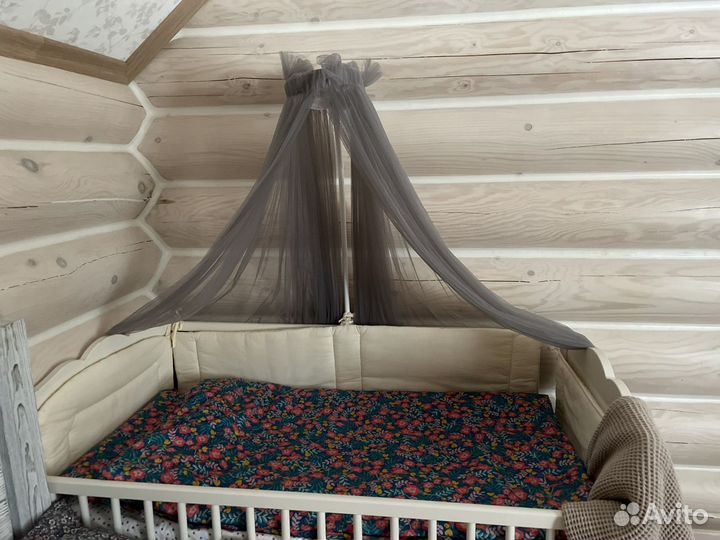 Кроватка IKEA и Балдахин с держателем