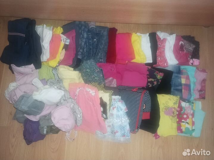 Пакет вещей на девочку 98 104см