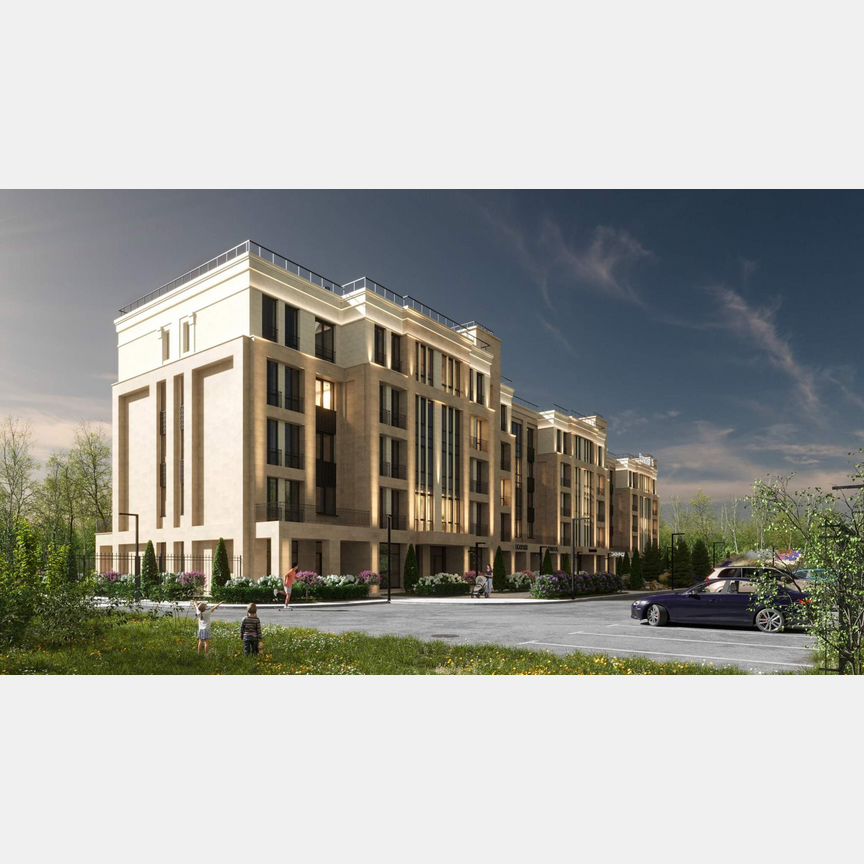 2-к. квартира, 69,8 м², 2/5 эт.