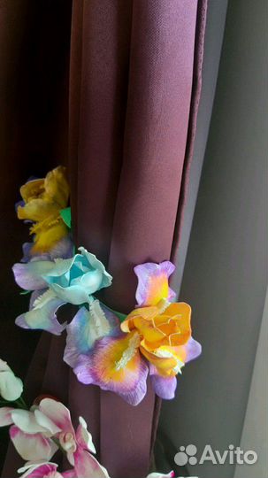 Подхваты для штор ручной работы