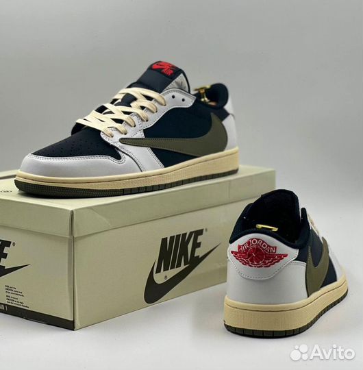 Кроссовки Nike Air Jordan 1 Low & Travis Scott Пре