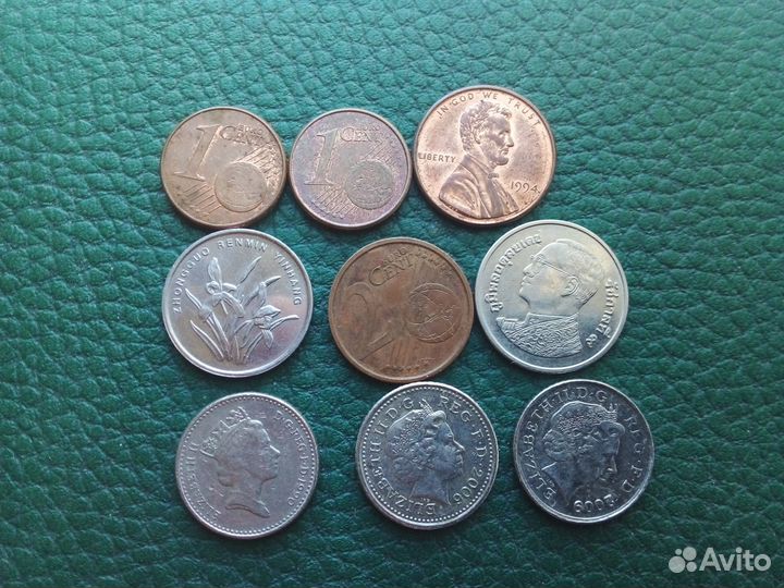 Монеты разных стран обмен на гвс 1 на 1