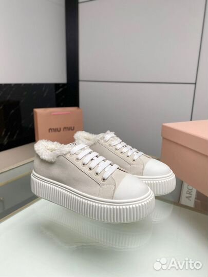 Женские кеды с мехом