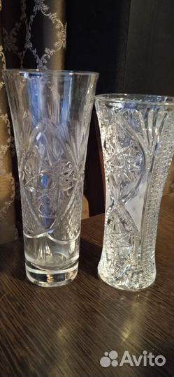 Хрустальные вазы для цветов СССР, Чехия