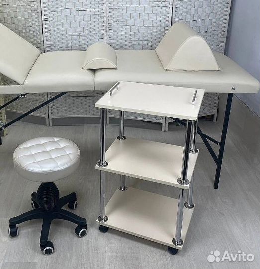 Тележка косметолога этажерка