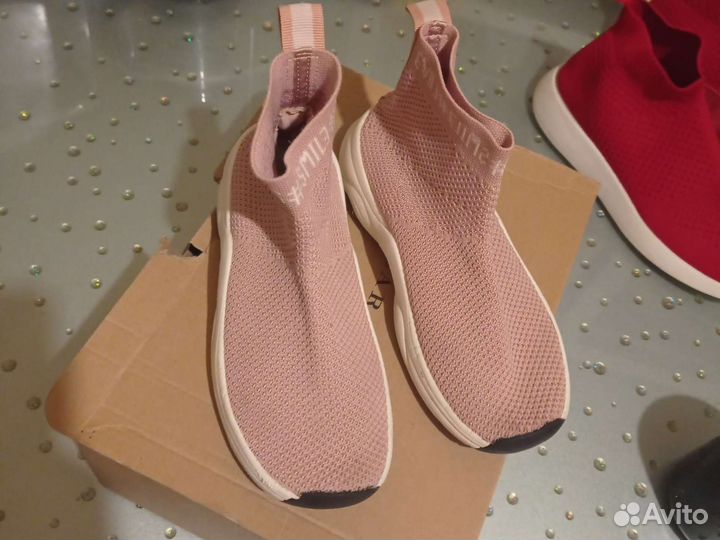 Слипоны zara для девочки 34р