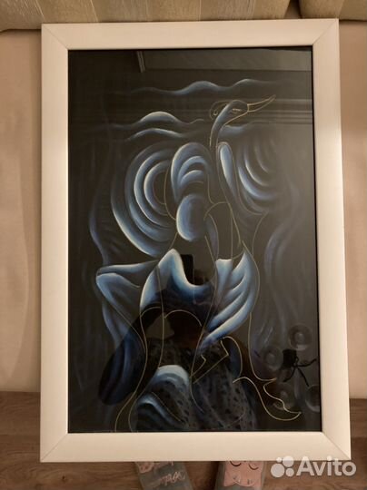 Картина в раме со стеклом