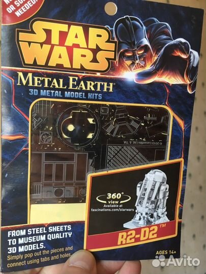 Сборная модель R2D2 StarWars Metal Earth