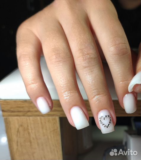 Наращивание, маникюр