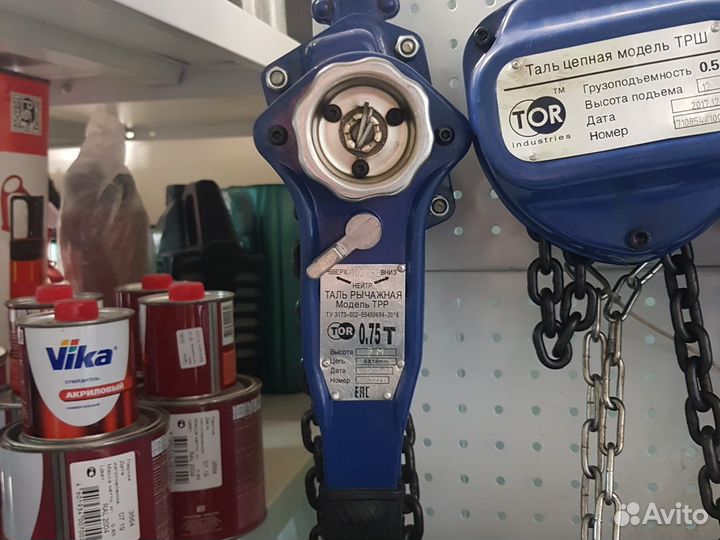 Таль ручная червячная передвижная
