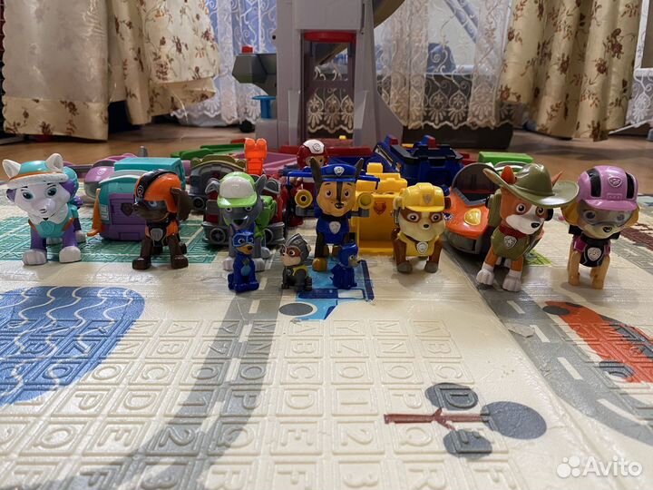 База щенячий патруль с игрушками