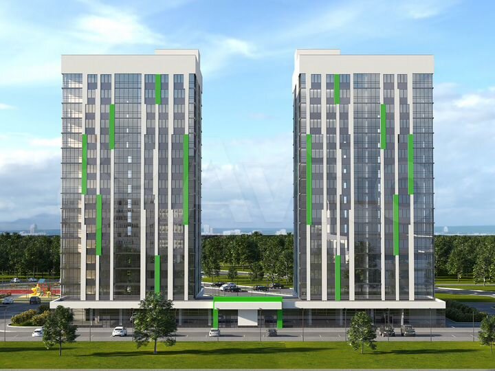 3-к. квартира, 78,8 м², 9/16 эт.