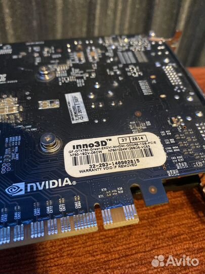 Видеокарта GTx 750 1gb ddr5