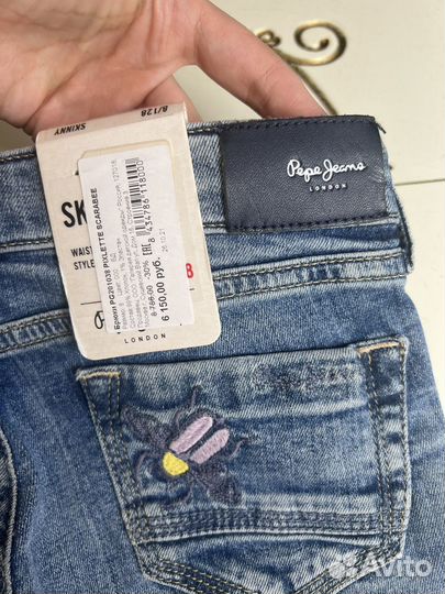 Новые джинсы pepe jeans на девочку