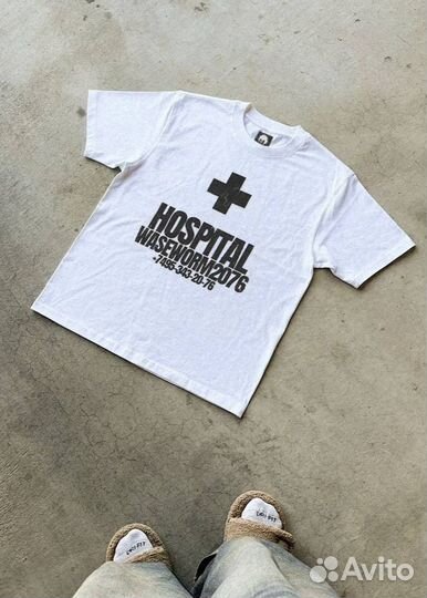 Футболка wase worm белая