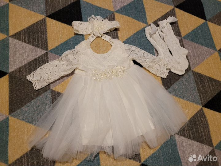 Платье для девочки 80-86
