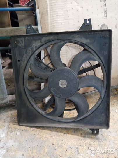 Вентилятор охлаждения кондиционера kia spectra