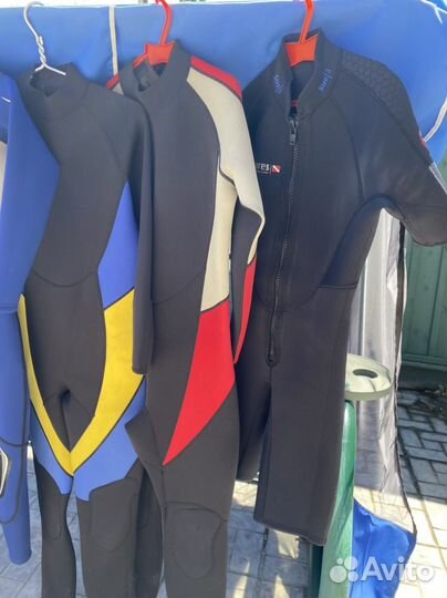 Мокрый гидрокостюм mares 3 мм