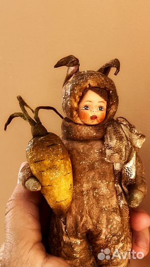 Ватная игрушка «Зайка»