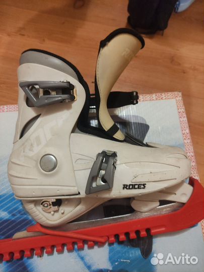 Коньки детские раздвижные 30-35