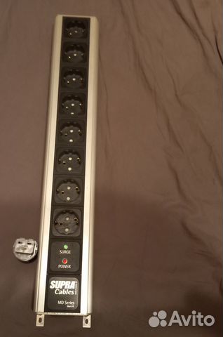 Сетевой фильтр Supra Mains Block MD-08EU/SP MK3