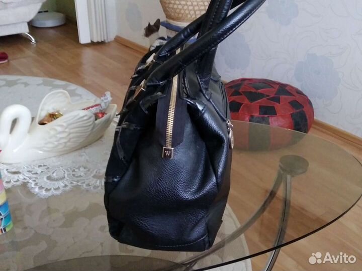 Сумка натуральная замша