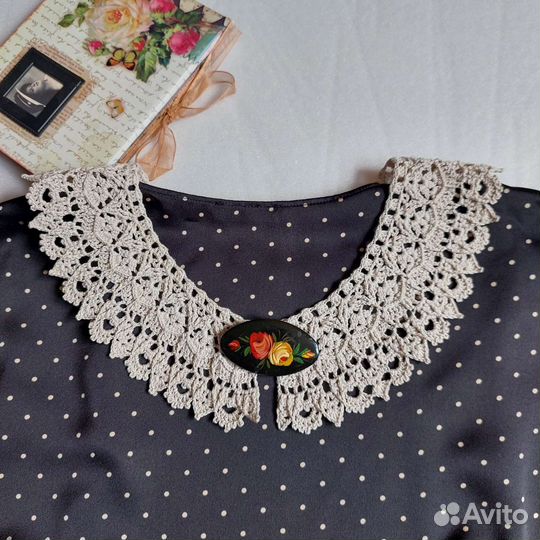 Воротничок вязаный